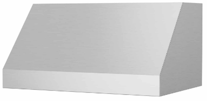 36 Inch Range Hood 600 CFM  Professional-grade performance with three exhaust settings and new Boost feature. Whisper quiet operation. Heavy duty commercial grade materials. Dimmable LED lights. BlueStar pro-style wall mount ventilation offer enhanced power and performance to effectively remove smoke, odors, and grease from your kitchen. Innovative design is paired with heavy-duty construction to offer uncompromised durability, functionality, and style. Easy-to-use push-button controls. Innovative, multi-stage grease capture system. Stainless baffle filters seamlessly remove for easy dishwasher cleaning. Simple installation. CFM Power Options: 600 & 1,200 In-hood, 800 & 1,200 In-Line and 1,000 & 1,400 Remote. Accommodates top or rear discharge
