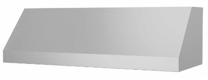 66 Inch Range Hood Custom Blower  Professional-grade performance with three exhaust settings and new Boost feature. Whisper quiet operation. Heavy duty commercial grade materials. Dimmable LED lights. BlueStar pro-style wall mount ventilation offer enhanced power and performance to effectively remove smoke, odors, and grease from your kitchen. Innovative design is paired with heavy-duty construction to offer uncompromised durability, functionality, and style. Easy-to-use push-button controls. Innovative, multi-stage grease capture system. Stainless baffle filters seamlessly remove for easy dishwasher cleaning. Simple installation. CFM Power Options: 600 & 1,200 In-hood, 800 & 1,200 In-Line and 1,000 & 1,400 Remote. Accommodates top or rear discharge