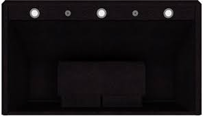 30 Inch Range Hood 600 CFM  SLXH18 Wall Mounted Range Hood. Perfectly accents indoor or outdoor professional style kitchen. Includes the Magic Lung blower system. Lights feature a dual switch for dimming. 24 inch Deep 18 inch High. Blower options: 300 CFM B100 Single Blower 600 CFM B200 Dual Blower. Duct Cover not included sold separately