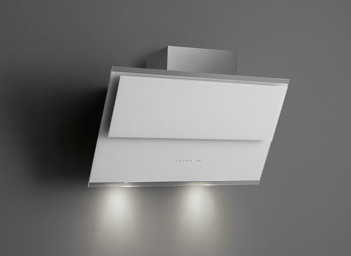 36 Inch Range Hood 500 CFM  Verso NRS Series Wall Mount Range Hood 500 CFM. It features Tempered glass Touch control PLUS 24 h function, Dynamic Light, Opening frontal and removable and washable Metallic grease filter. NRS technology for a quieter kitchen with wisper quite ventilation offers 85% reduction of sound