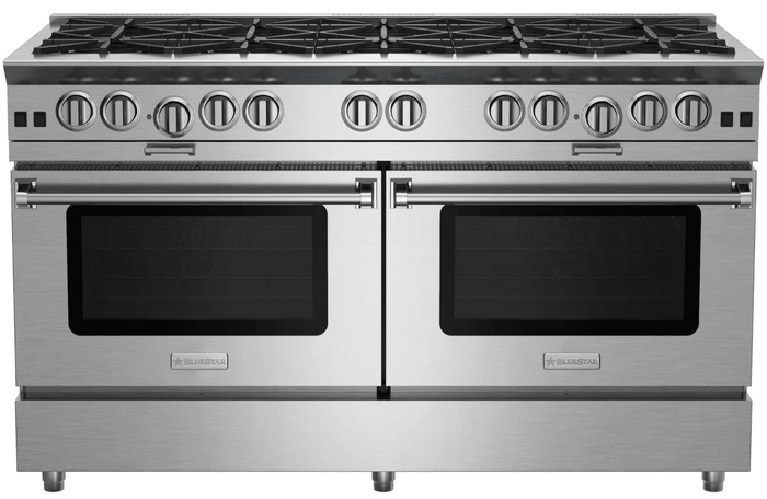 60 Inch Range Open Burners The Platinum Series offers unsurpassed power and performance. PrimaNova open burners 25,000 BTUs Power Burner. Interchangeable Griddle and Charbroiler. True European Convection oven
