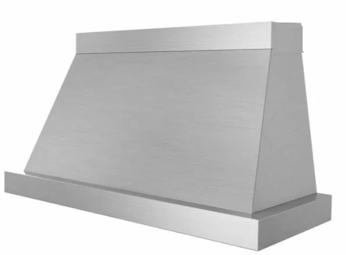 48 Inch Range Hood Custom Blower  Professional-grade performance with three exhaust settings and new Boost feature. Whisper quiet operation. Heavy duty commercial grade materials. Dimmable LED lights. BlueStar pro-style wall mount ventilation offer enhanced power and performance to effectively remove smoke, odors, and grease from your kitchen. Innovative design is paired with heavy-duty construction to offer uncompromised durability, functionality, and style. Easy-to-use push-button controls. Innovative, multi-stage grease capture system. Stainless baffle filters seamlessly remove for easy dishwasher cleaning. Simple installation. CFM Power Options: 600 & 1,200 In-hood, 800 & 1,200 In-Line and 1,000 & 1,400 Remote. Accommodates top or rear discharge