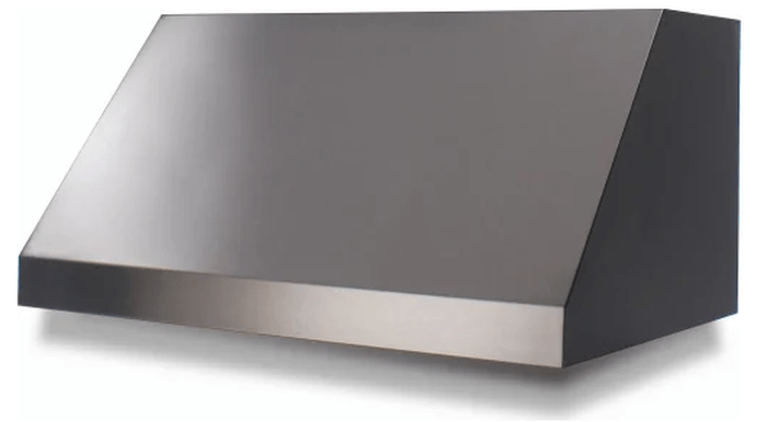 42 Inch Range Hood Custom Blower  Professional-grade performance with three exhaust settings and new Boost feature. Whisper quiet operation. Heavy duty commercial grade materials. Dimmable LED lights. BlueStar pro-style wall mount ventilation offer enhanced power and performance to effectively remove smoke, odors, and grease from your kitchen. Innovative design is paired with heavy-duty construction to offer uncompromised durability, functionality, and style. Easy-to-use push-button controls. Innovative, multi-stage grease capture system. Stainless baffle filters seamlessly remove for easy dishwasher cleaning. Simple installation. CFM Power Options: 600 & 1,200 In-hood, 800 & 1,200 In-Line and 1,000 & 1,400 Remote. Accommodates top or rear discharge