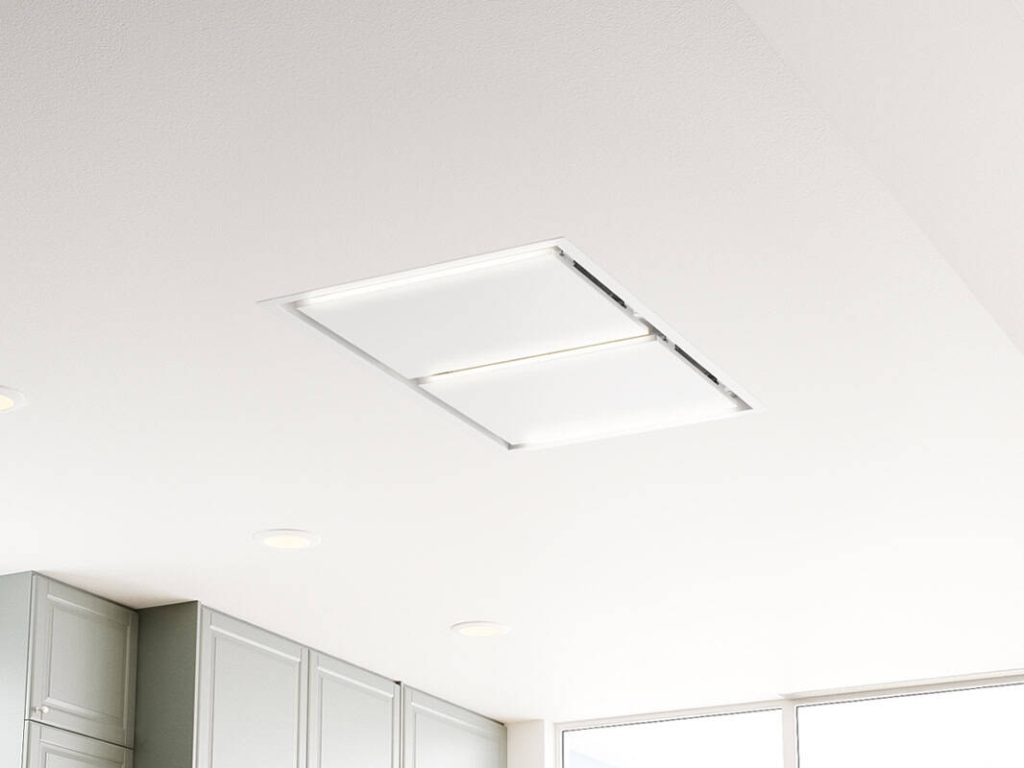 43 Inch Range Hood Custom Blower  Zephyr Creative Team Lux Connect Island Mount Range Hood. Sleek minimalist hood design. Control it from anywhere. Perimeter Aspiration System. Multiple blower options. The tri-level BriteStrip LED lighting ensures a good-looking glow. Available in white and stainless steel. Control your range hood from anywhere using your mobile device with the Zephyr Connect app. Get real-time diagnostics and product information, and connect to smart devices such as Amazon Alexa or Google Home smart speakers. Download on mobile from the Apple App Store and Google Play today