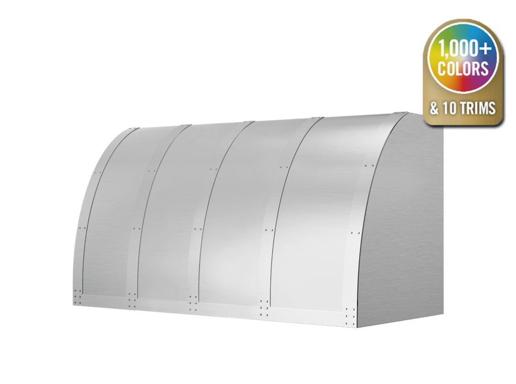 60 Inch Range Hood Custom Blower  Professional-grade performance with three exhaust settings and new Boost feature. Whisper quiet operation. Heavy duty commercial grade materials. Dimmable LED lights. BlueStar pro-style wall mount ventilation offer enhanced power and performance to effectively remove smoke, odors, and grease from your kitchen. Innovative design is paired with heavy-duty construction to offer uncompromised durability, functionality, and style. Easy-to-use push-button controls. Innovative, multi-stage grease capture system. Stainless baffle filters seamlessly remove for easy dishwasher cleaning. Simple installation. CFM Power Options: 600 & 1,200 In-hood, 800 & 1,200 In-Line and 1,000 & 1,400 Remote. Accommodates top or rear discharge
