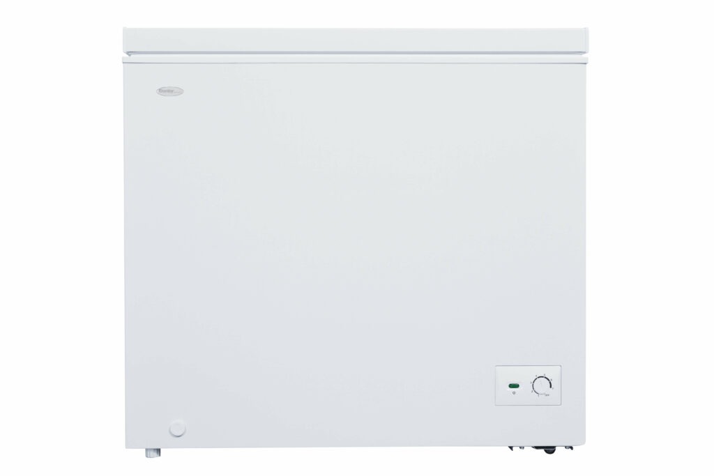25 Inch Chest Freezer  The garage ready chest freezer can handle hot or cold temperatures while maintaining an optimal temperature inside.