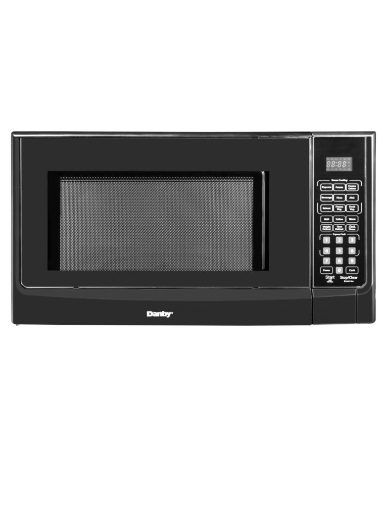 20 Inch Microwave Oven  Large Capacity of 1.4 cu. ft.1000 Watts10 power levelsSensor measures the humidity and turns off the microwave when cooking or reheating is done9 Sensor Cooking Control OptionsAuto Defrost Options: Defrost by Weight or TimeMelt, Soften & Warm FunctionsChild/Control lockGlass TurntableCord Length 39.8 inchExpress cook buttons: 1 – 6 minutes and PLUS 30 seconds.18-month warranty on parts and labor with carry-in service.