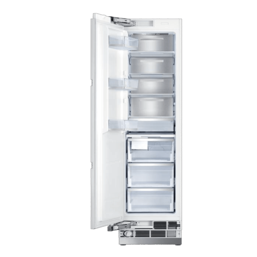 24 Inch All Freezer  Dolomite 18 inch EC24SLA12IPR right hand or EC24SLA12IPR-L left hand Column Freezer with Ice Maker Glass Shelves LED Lights Ultra Quiet 43 db(A)