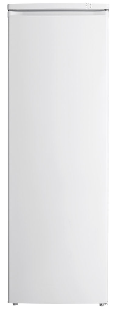 22 Inch All Freezer  Garage ready 7.1 cu. ft. Upright Freezer. 65 inch tall. If your freezer just isn’t big enough for your family’s needs anymore you can always add a supplemental unit such as this extremely efficient model by Danby. The stylish freezer provides you with 7.1 cubic feet (200 litres) of ice-cold storage space and it doesn’t take up much room due to its popular upright design. It’s the ideal appliance for homes and cottages. Organizing your food items is made easy with the six quick-freeze shelves and one plastic crisper. The valued Energy Star rating means it will help keep your power bills down and the integrated door handle and fresh white finish offer an attractive look. This model runs as smoothly as possible with the precise, easy-to-program mechanical thermostat and the manual defrosting system. You’ll also find it boasts a smart scratch-resistant worktop for your extra accessories and the reversible door hinge is designed for either left or right-handed opening. In addition, this stunning appliance also boasts a 5-year warranty on parts and labor with handy in-home service