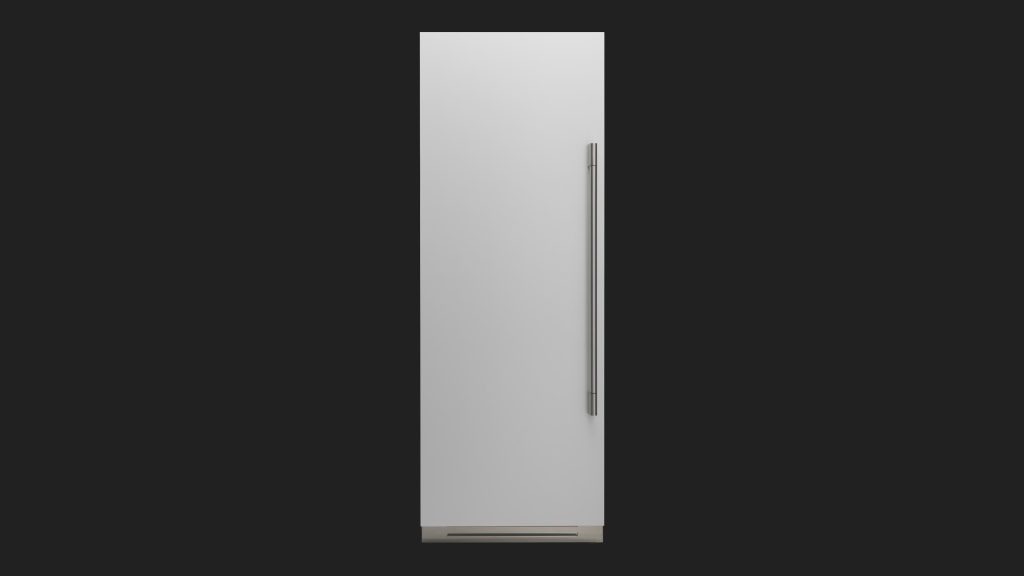 30 Inch All Freezer  F7IFC30O1-L Overlay Door 30 inch all Freezer column17.44 Cu.Ft left hand door swing. Total No Frost. Custom Door Panel to suite your kitchen design. Metal freezer bins on stainless steel glides. Icemaker with ice tray. Luminous white interior. Multilevel LED lighting. Professional handle kit not included