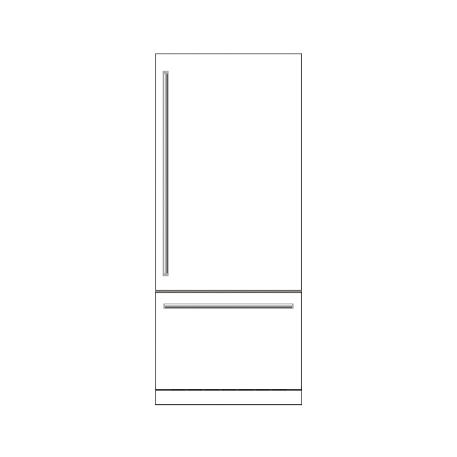 Range Part  36 in Distinto Fridge Handle Kit