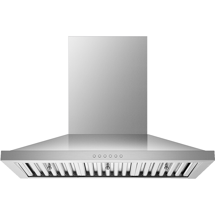 AEG Pro Style Baffle Filters Led Lights 7 Inch Duct  Wall Mount Hood