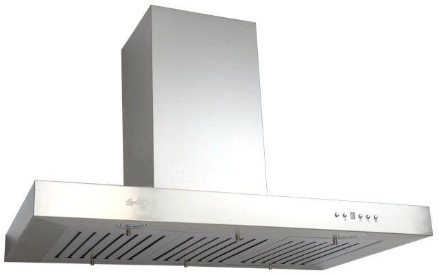 24 Inch Range Hood 550 CFM  The SC(B)514 makes a statement of strength and power with a bold frame and 550 CFM fan. Features mesh or baffle filters, two bright LED lights and a three-speed panel for total control. It is also fitted with a time-delay OFF feature up to nine minutes