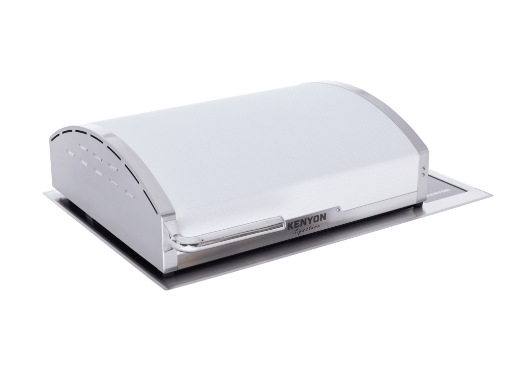 30 Inch Outdoor Grill  Signature Grill B70429NH Stainless Steel Lid with lighted handle. A two burner, built-in grill with independently controlled 1500W elements and a max output of 3000W