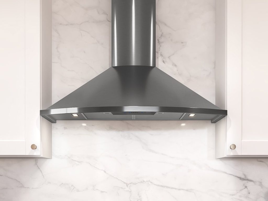 36 Inch Range Hood 600 CFM  Savona Wall Range Hoods. Experience European design. The Savona is a decorative range hood. Powerful 600 CFM blower. It boasts stunning curves. Available in stainless steel, powder-coated black, white, and the sleek alternative to stainless steel: black stainless steel. Savona features Dual-level LumiLight LED lighting. ICON Touch controls. Exclusive Airflow Control Technology (ACT). Available with an optional ADA-compliant remote control