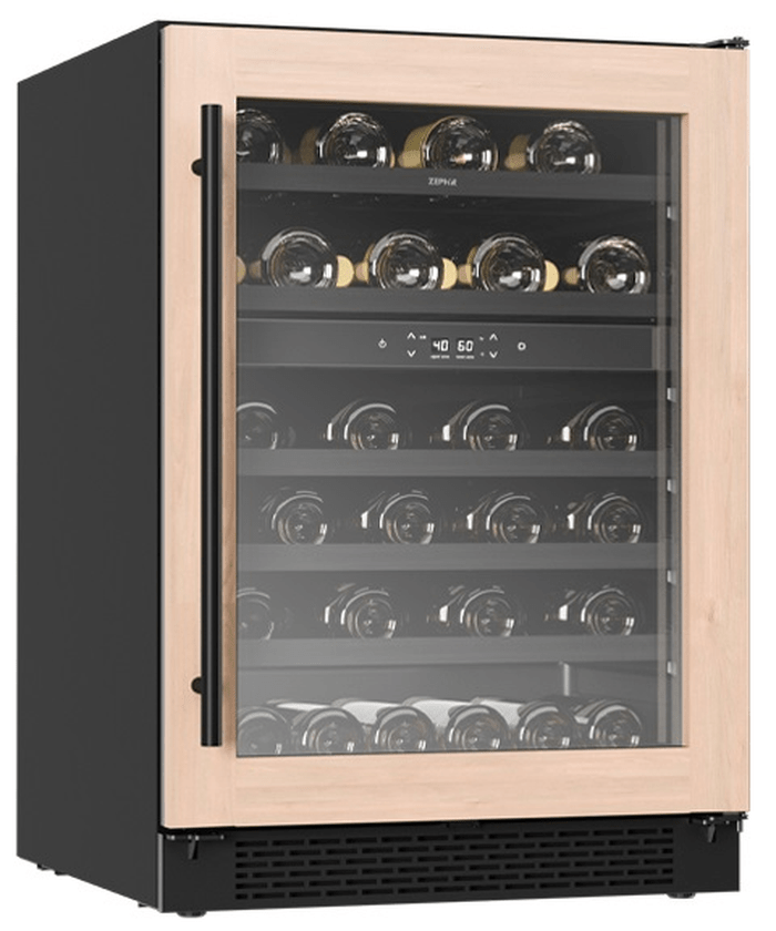 24 Inch Wine Fridge  Overlay Dual Zone 41 dBA