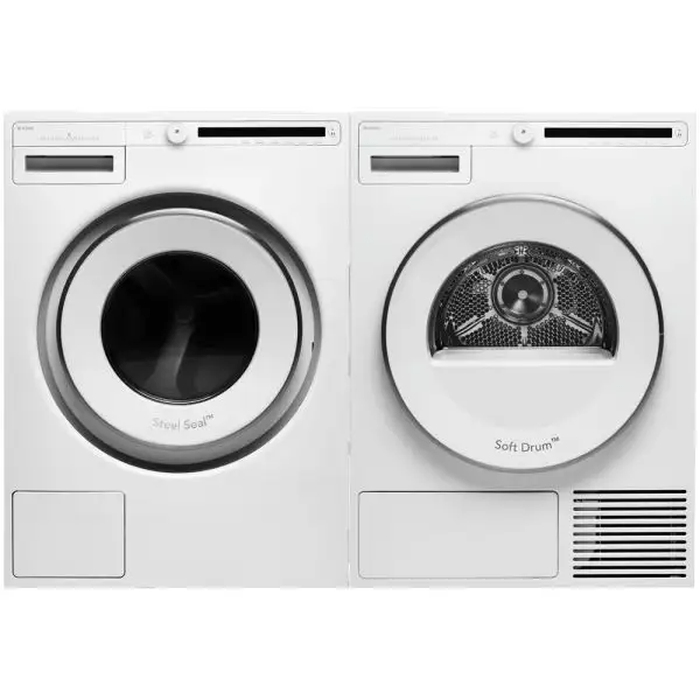 Asko Heat Pump Stackable Electric Washer & Dryer Pair