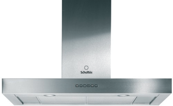 36 Inch Range Hood 500 CFM  Mesh Filters Push Controls