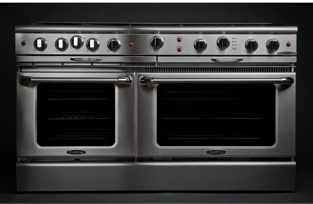 48 Inch Range Open Burners The Platinum Series offers unsurpassed power and performance. PrimaNova open burners 25,000 BTUs Power Burner. Interchangeable Griddle and Charbroiler. True European Convection oven