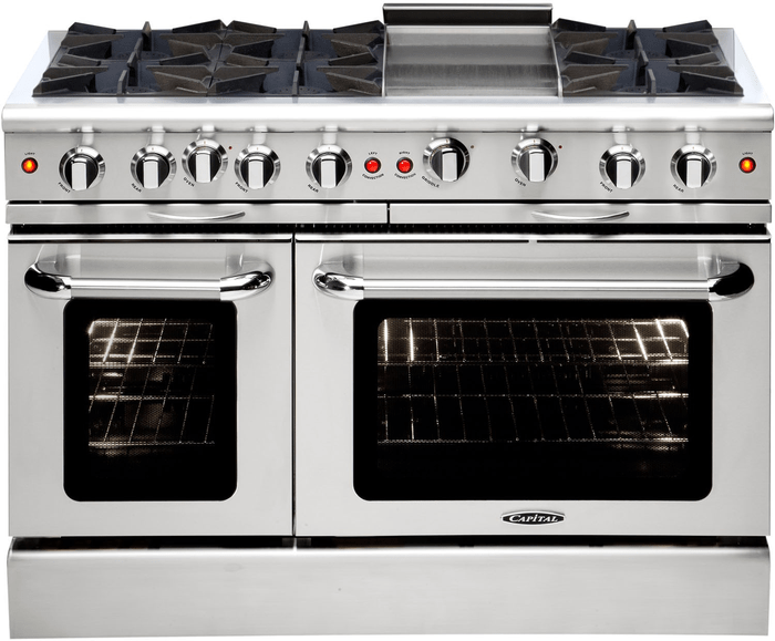 48 Inch Range Hood 1000 CFM  Pyramid Pro 18 Inch High 24 Inch Deep