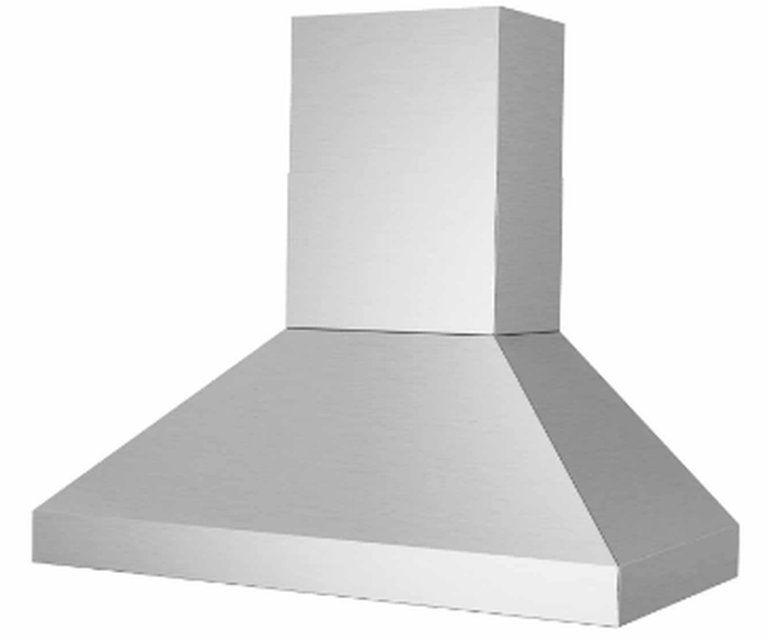 42 Inch Range Hood Custom Blower  Professional-grade performance with three exhaust settings and new Boost feature. Whisper quiet operation. Heavy duty commercial grade materials. Dimmable LED lights. BlueStar pro-style wall mount ventilation offer enhanced power and performance to effectively remove smoke, odors, and grease from your kitchen. Innovative design is paired with heavy-duty construction to offer uncompromised durability, functionality, and style. Easy-to-use push-button controls. Innovative, multi-stage grease capture system. Stainless baffle filters seamlessly remove for easy dishwasher cleaning. Simple installation. CFM Power Options: 600 & 1,200 In-hood, 800 & 1,200 In-Line and 1,000 & 1,400 Remote. Accommodates top or rear discharge