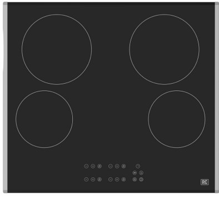 24 Inch Cooktop  24 Inch Built-In 4-Zone Electric Cooktop. 9 Power. Levels. Timer. Control. Touch &. Slide Control. Pause. Function. Keep Warm
