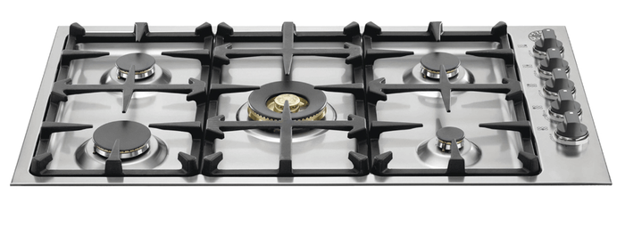 Bertazzoni Master Series Slide Controls 5 Brass Burners Gas Cooktop