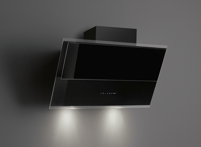 36 Inch Range Hood 500 CFM  Verso NRS Series Wall Mount Range Hood 500 CFM. It features Tempered glass Touch control PLUS 24 h function, Dynamic Light, Opening frontal and removable and washable Metallic grease filter. NRS technology for a quieter kitchen with wisper quite ventilation