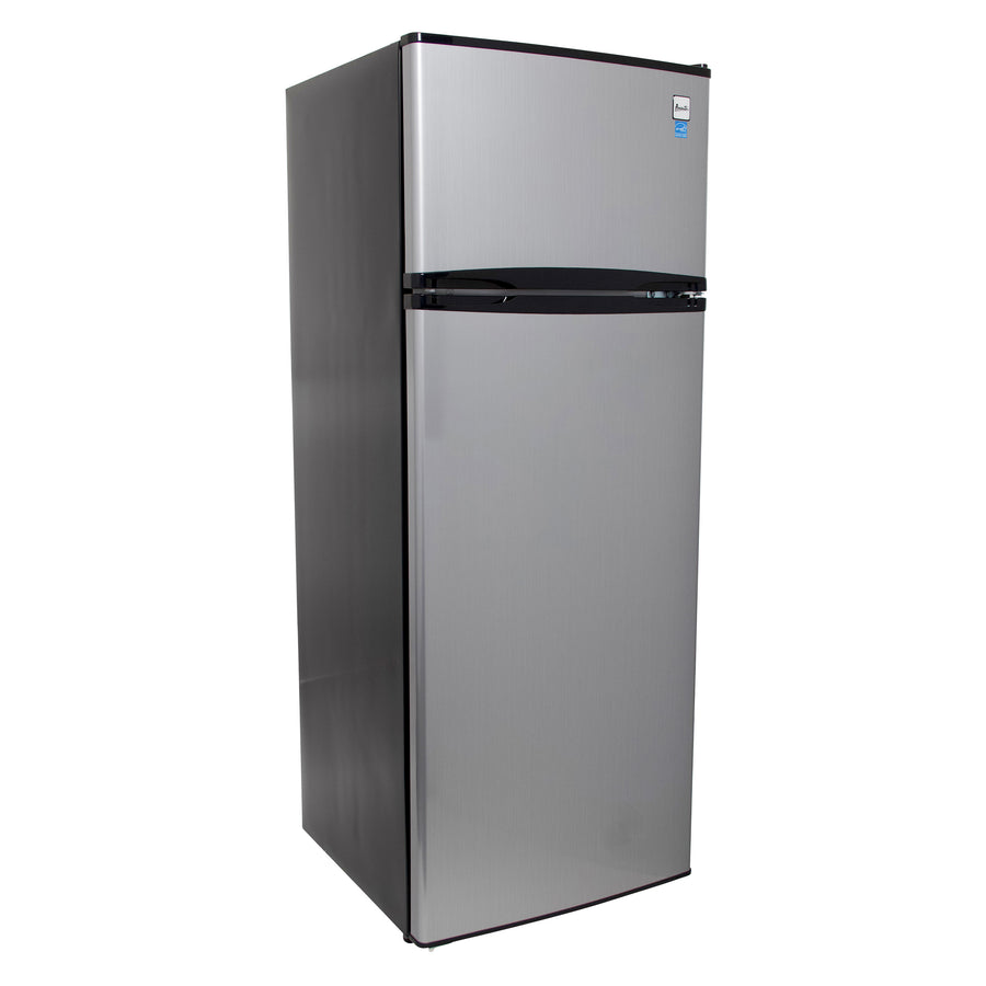 22 Inch Top Freezer Refrigerator  7.4 Cu Ft perfect space-saving fridge for the studio apartment, game room, tiny home, rental room, condo, vacation home, or anywhere you need a small refrigerator.