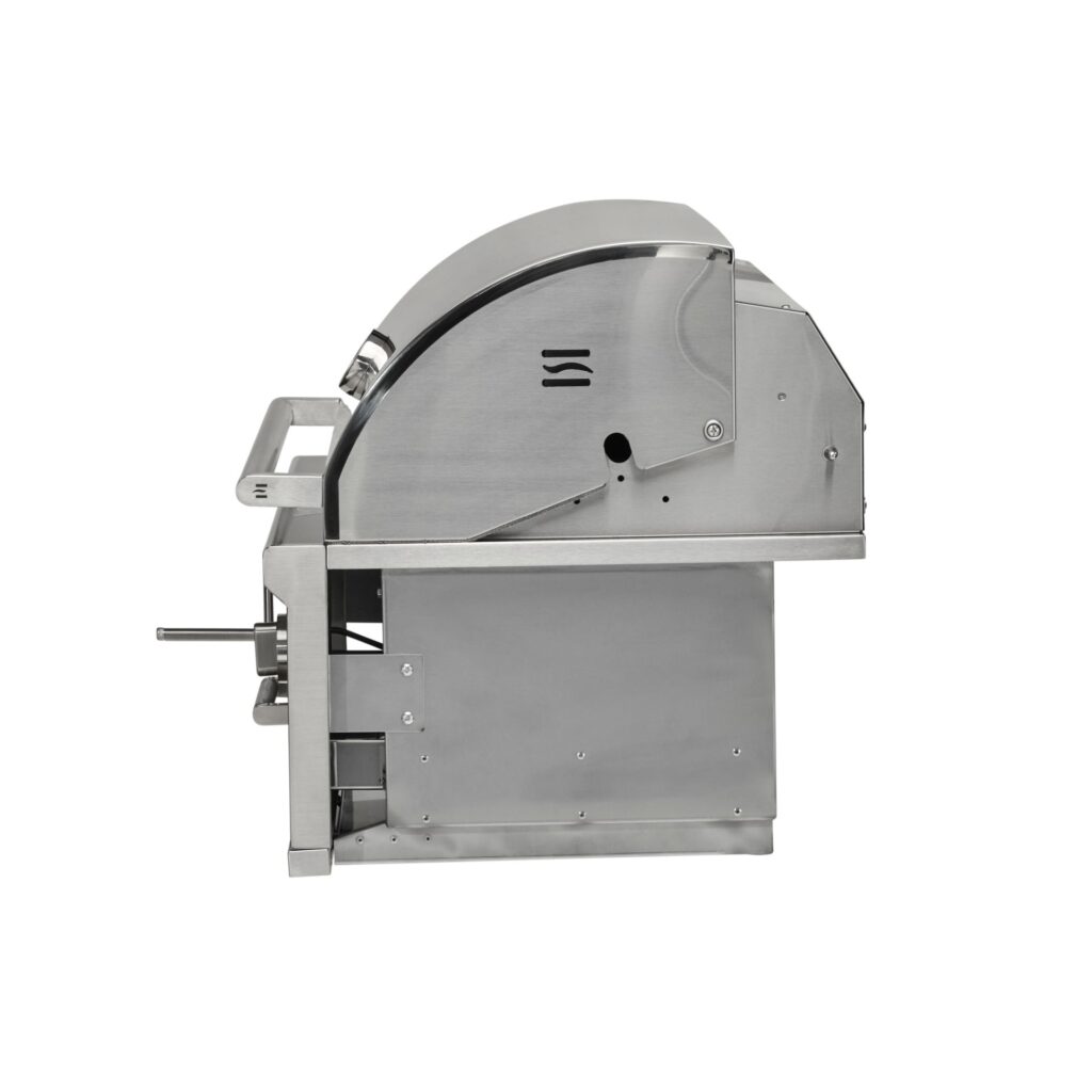 36 Inch Outdoor Grill Charcoal 875 Square Inches of Cooking Space. Adjustable Dampers for Controlling Air Flow. Adjustable Height Charcoal Tray Allows for More Control Over Cooking Temperatures. Heavy Gauge Food Grade Cooking Surface Allows for Even Heating & Easy Cleaning
Complete 304 Stainless Steel Construction