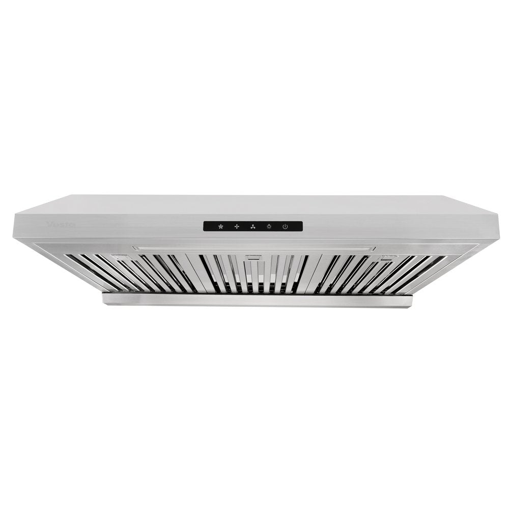 30 Inch Range Hood 850 CFM  Powerful Suction stainless steel under-cabinet range hood is a durable companion for your kitchen