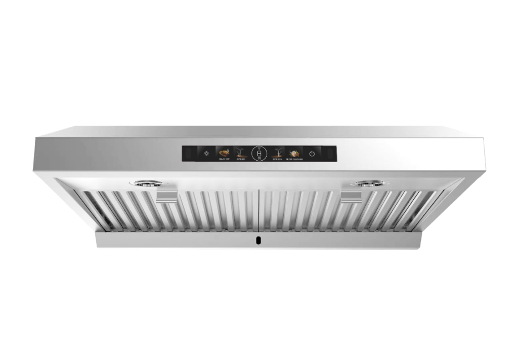 30 Inch Range Hood 860 CFM  Powerful Suction stainless steel under-cabinet range hood is a durable companion for your kitchen