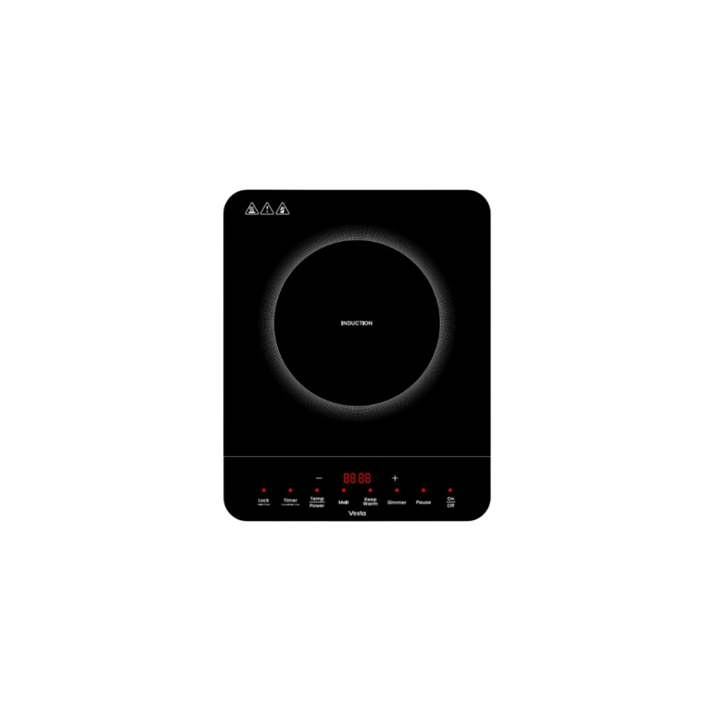 12 Inch Cooktop 1 Burner Surface: Black Polished Glass-Ceramic Cooktop
Power Options: Select from 18 power levels
Other Features: Timer (up to 99 minutes), child lock
cETL-Certified: Meets strict electrical safety standards
